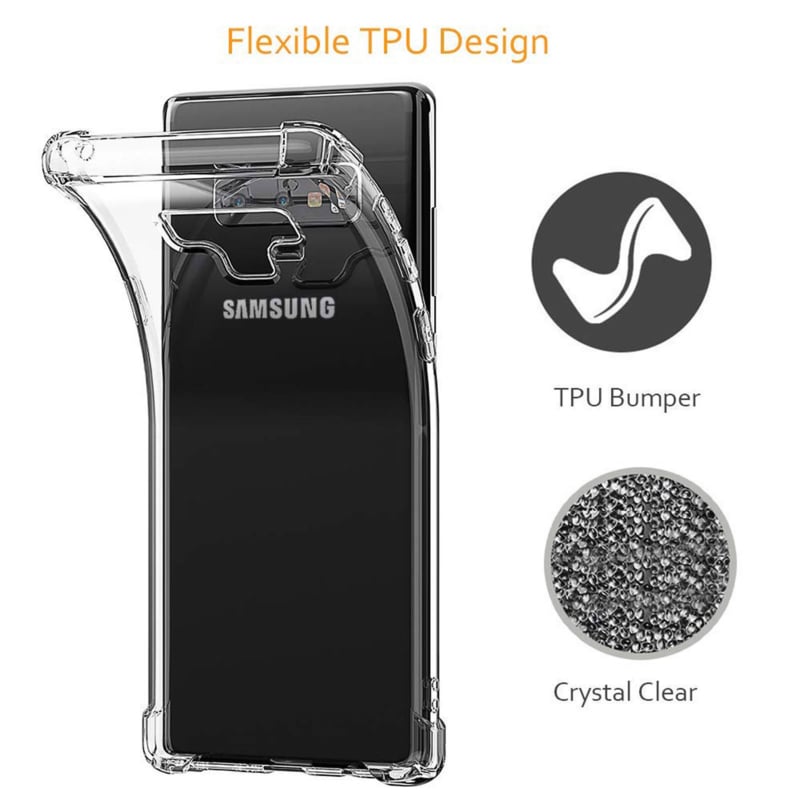 Transparant TPU telefoonhoesje met Air Cushion bumpers