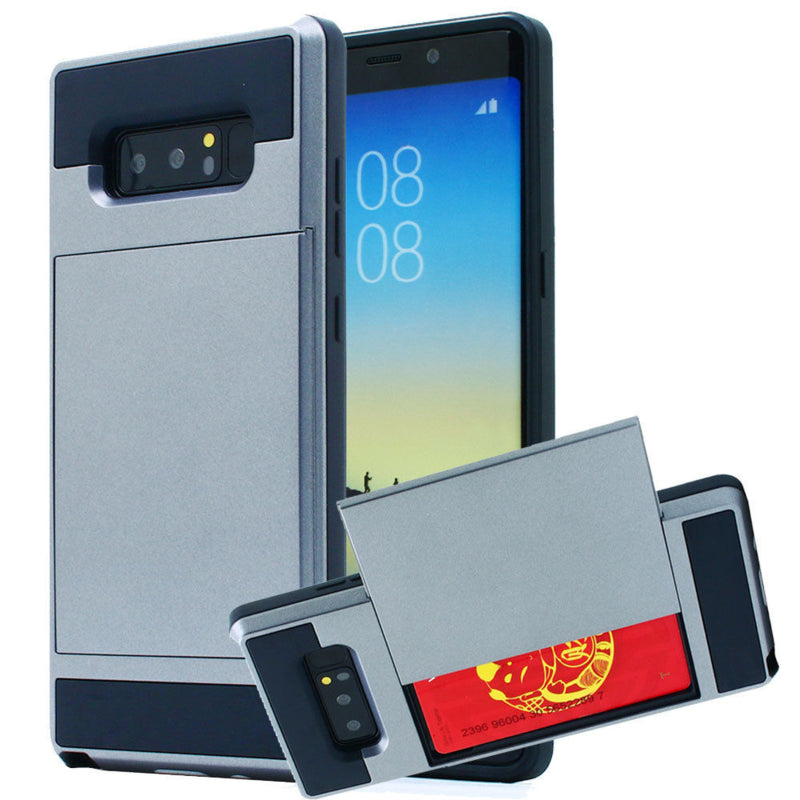 Slide Armor telefoonhoesje voor Samsung Galaxy Note 8 met pashouder