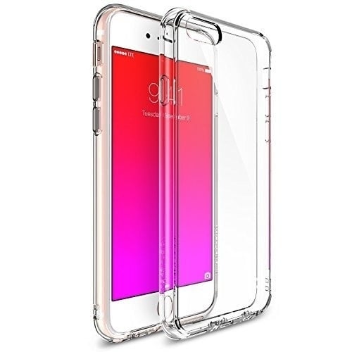 Transparant hybride bumper hoesje voor iPhone 6 Plus en 6S Plus