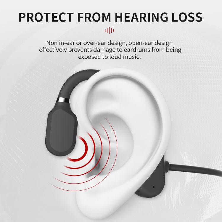 Draadloze bone conduction sport koptelefoon met bluetooth