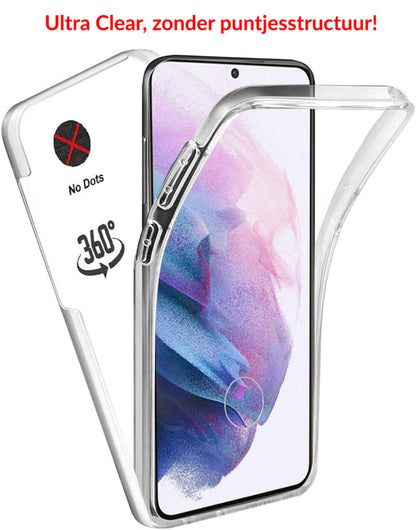 Transparant 360 graden telefoonhoesje voor Galaxy S21 Plus
