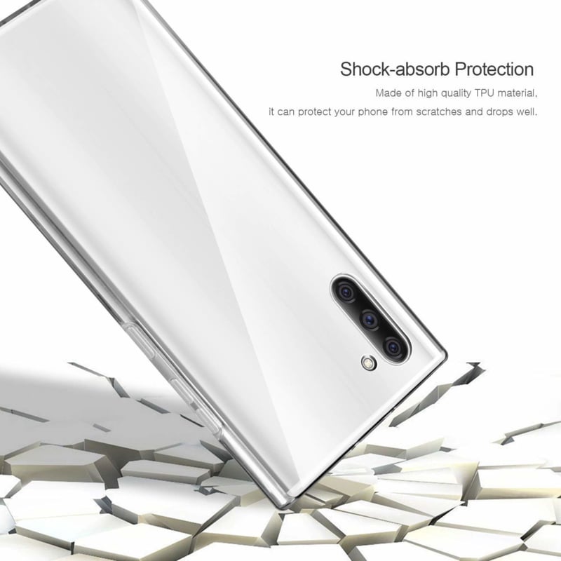 Transparant 360 graden telefoonhoesje voor Galaxy Note 10 Plus