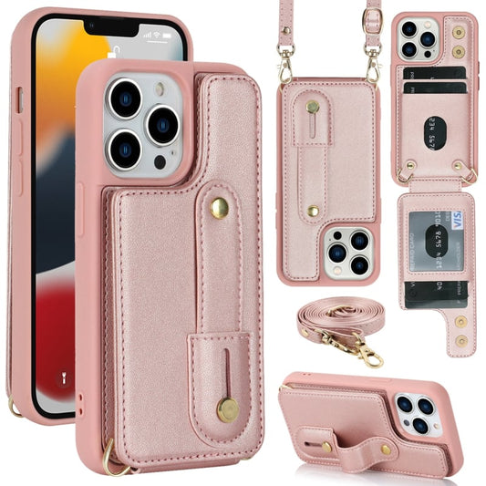 Leren Telefoonhoesje met Pasjeshouder en Koord