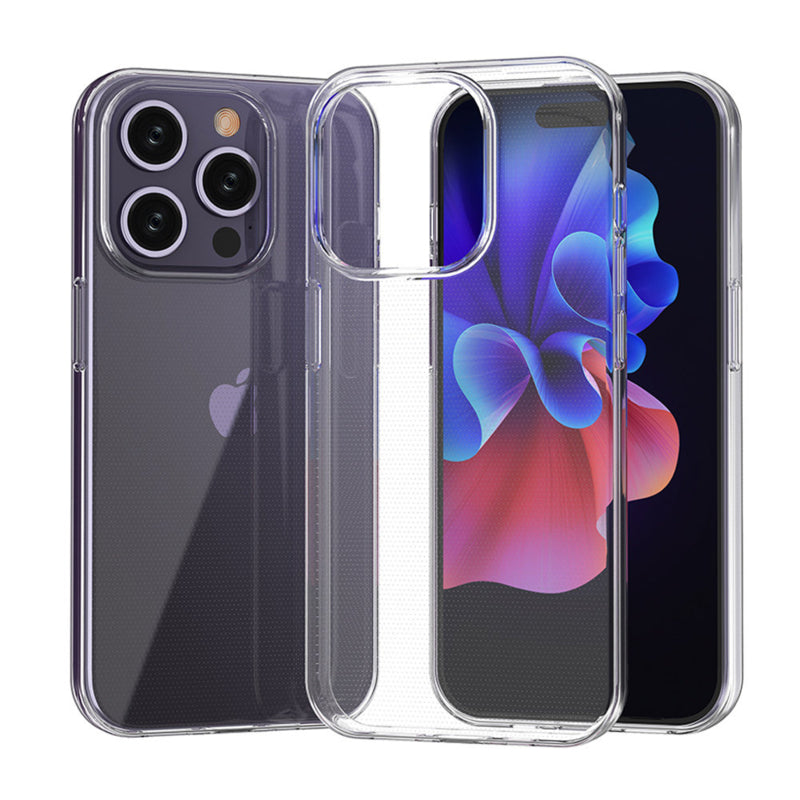 Transparant TPU telefoonhoesje voor iPhone 15 Pro