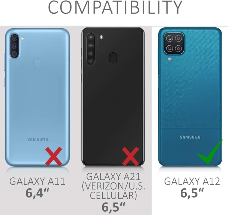 Transparant 360 graden hoesje voor Samsung Galaxy A12