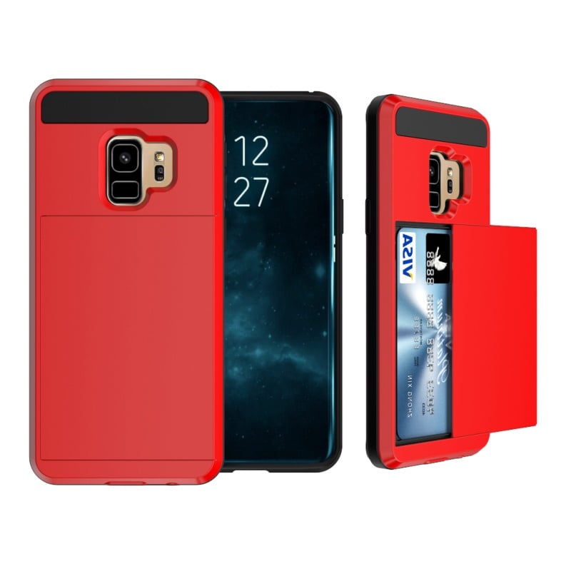 Slide Armor telefoonhoesje met pashouder voor Galaxy S9 Plus
