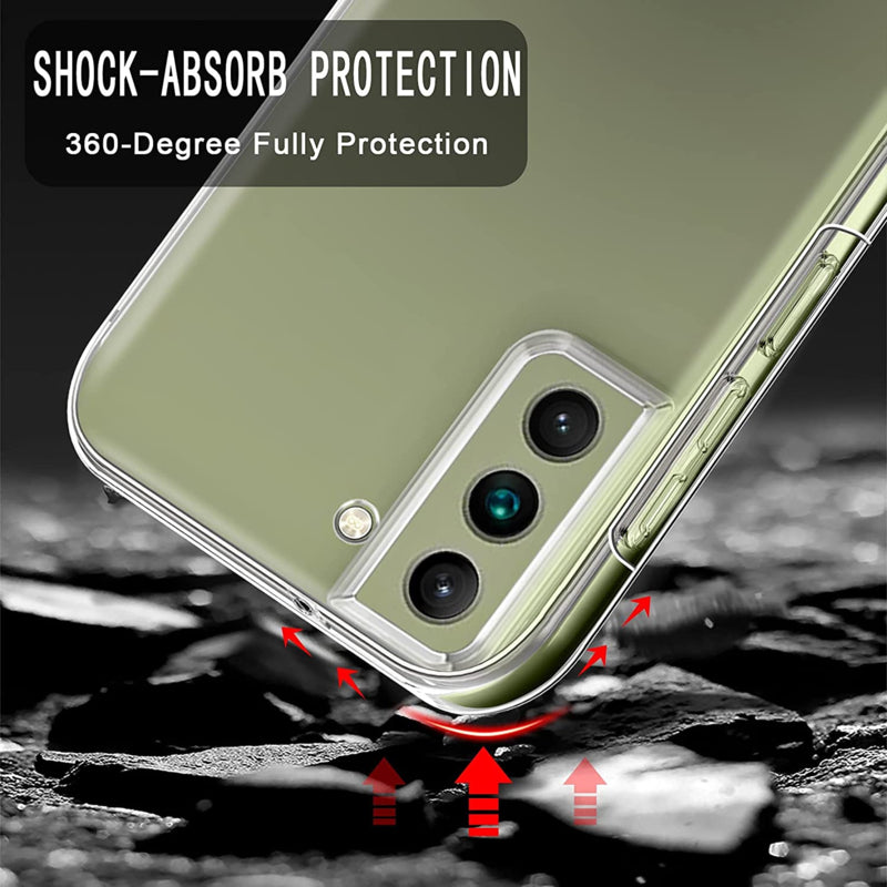 Transparant 360 graden hoesje voor Galaxy S21 FE