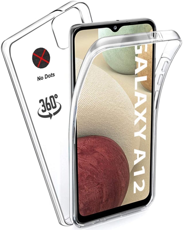 Transparant 360 graden hoesje voor Samsung Galaxy A12