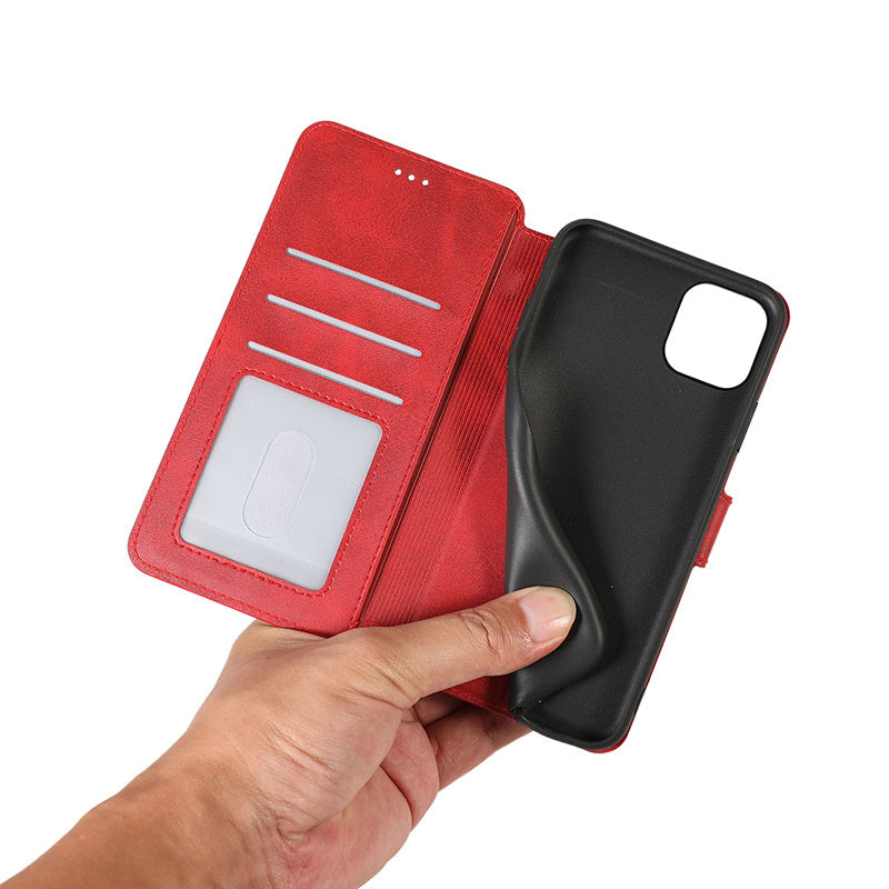 Luxe PU-leren wallet bookcase voor iPhone 12 Pro Max
