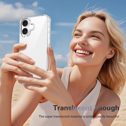 Transparant TPU hoesje met schokbestendige hoeken voor iPhone 17 | 69689939