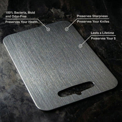 Titanium snijplank met krasbestendig oppervlak