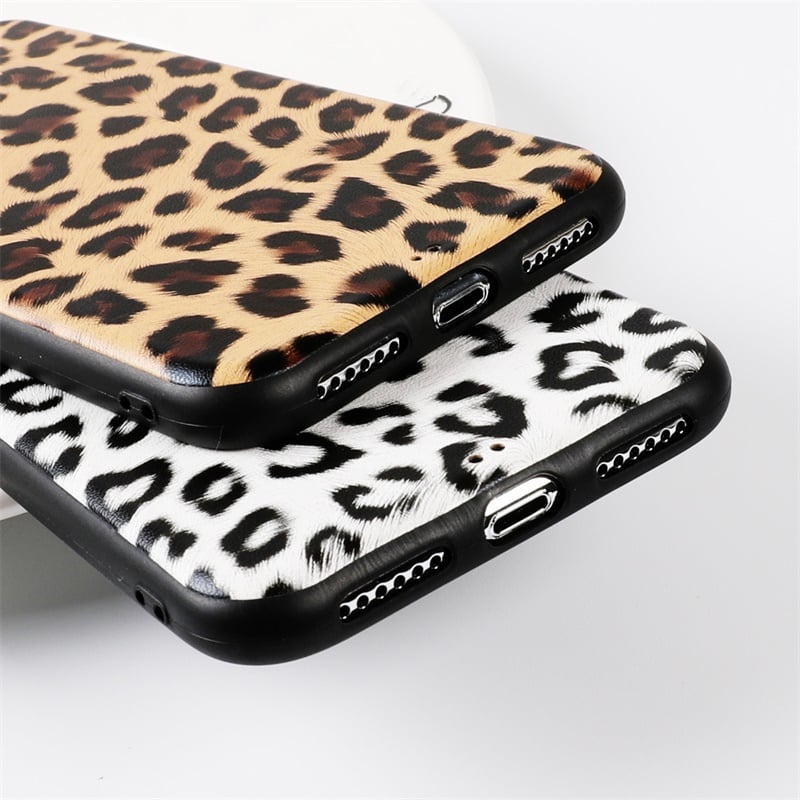 Flexibel TPU Telefoonhoesje met Luipaardprint voor iPhone Xs Max