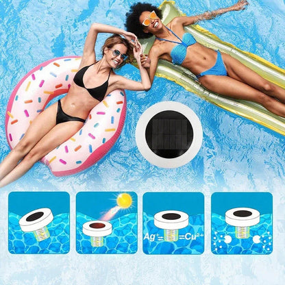 Zonne-energie zwembadionisator voor kristalhelder water | LE30244495-2