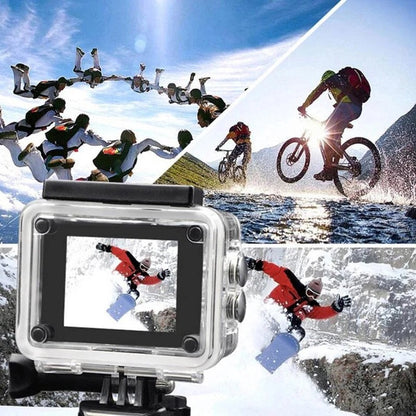 Waterdichte 4K action camera met afstandsbediening