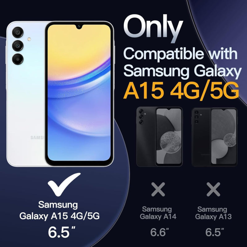 Transparant 360 graden hoesje voor Samsung Galaxy A15