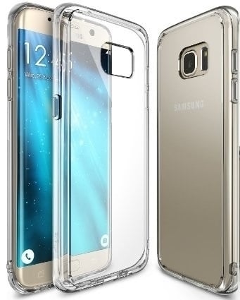 Transparant hybride telefoonhoesje voor Galaxy S7 Edge