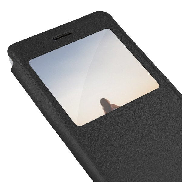 Window view flip cover voor Samsung Galaxy A6 Plus (2018)