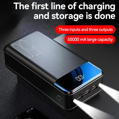 Energix Powerbank van 50.000 mAh met Snelladen