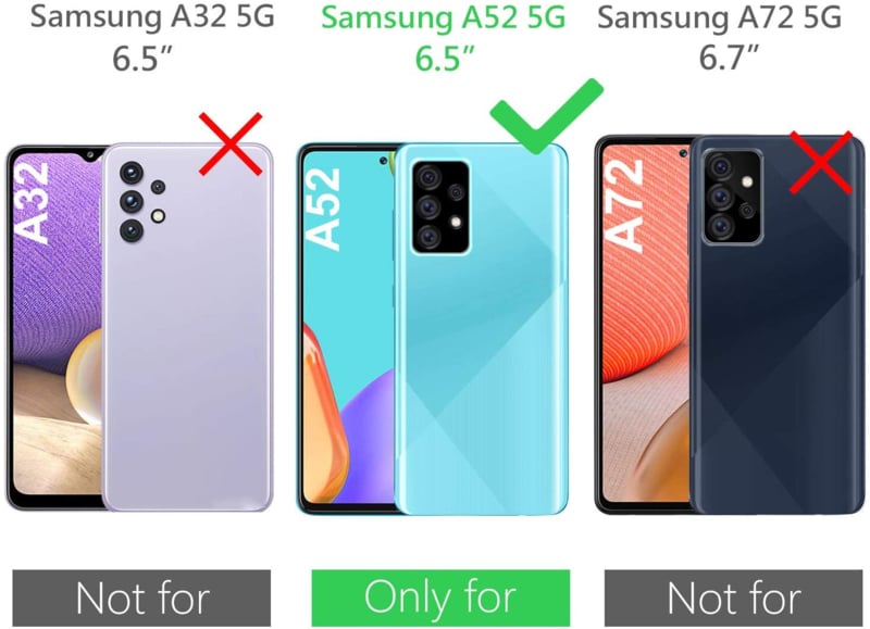 Transparant 360 graden telefoonhoesje voor Galaxy A52 / A52s