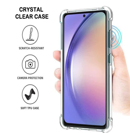 Transparant TPU telefoonhoesje met Air Cushion bumpers