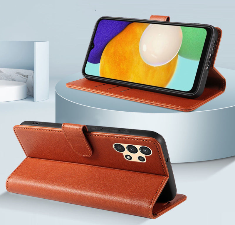 Luxe Leren Bookcase Hoesje voor Samsung Galaxy A54 5G