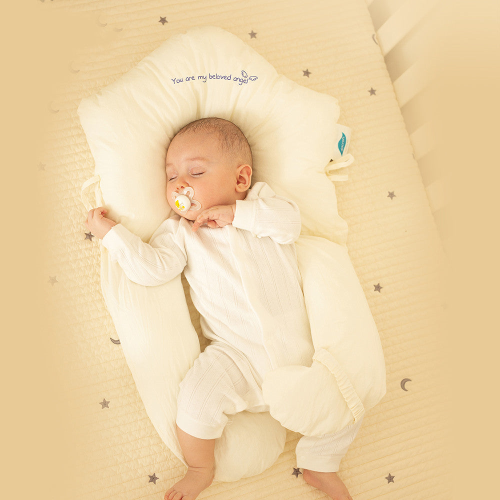 Ergonomisch babykussen met ademende hoes
