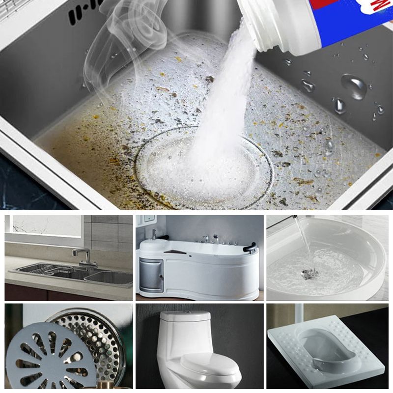 Krachtig vloeibaar ontstopmiddel voor afvoer en toilet