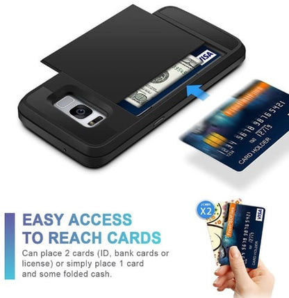 Armor Telefoonhoesje met Pashouder voor Galaxy S8 Plus