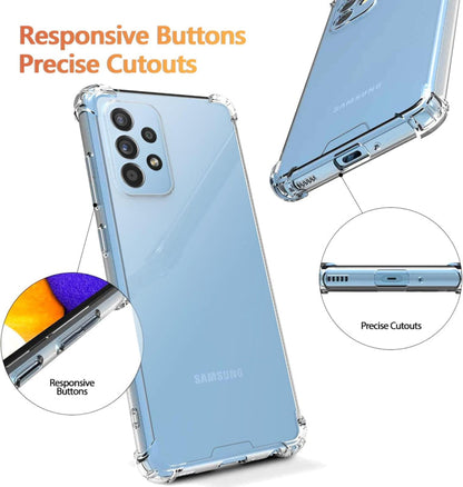 Transparant TPU Hoesje met Air Cushion Schokbescherming voor Galaxy A53 5G