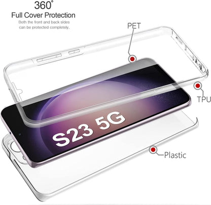 Transparant 360 graden telefoonhoesje voor Samsung Galaxy S23