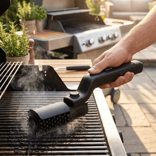 Elektrische grillborstel met 3 standen
