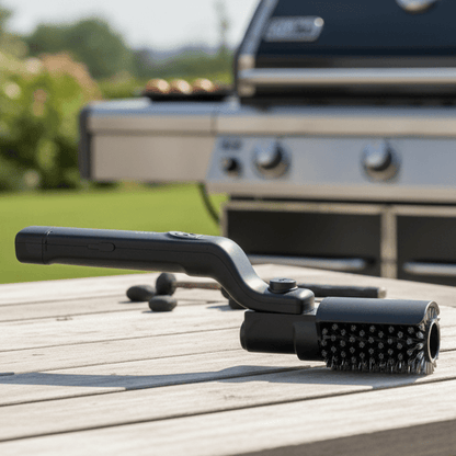 Elektrische grillborstel met 3 standen