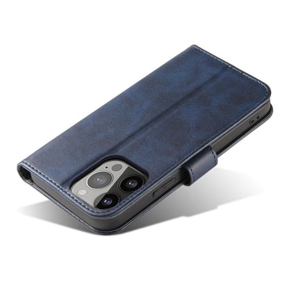 PU-Leren Bookcase Portemonnee Hoesje voor Samsung Galaxy S24 Plus Blauw