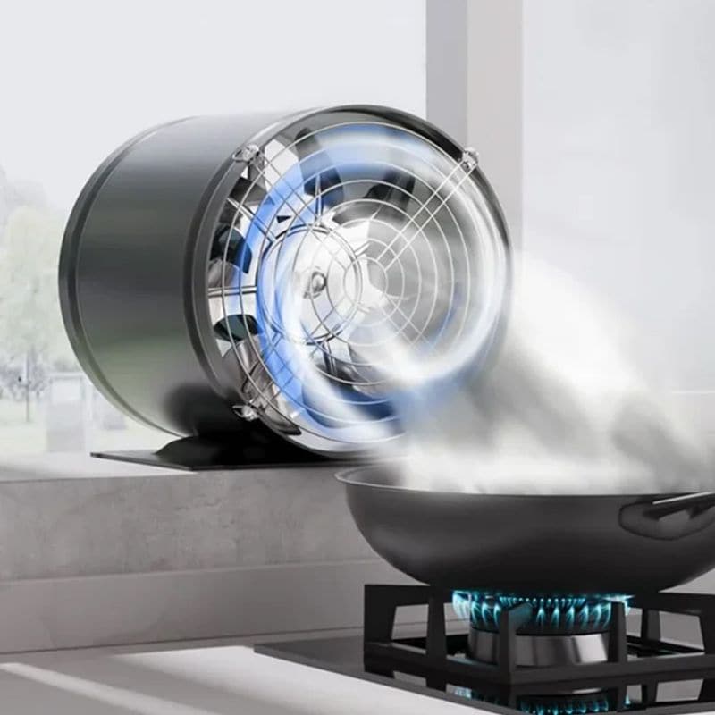 Stille afzuigventilator met energiezuinig design