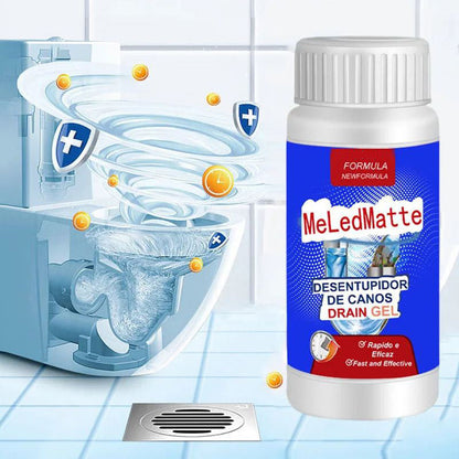 Krachtig vloeibaar ontstopmiddel voor afvoer en toilet