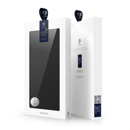 Leren flip case met pasjeshouder voor Galaxy S24 zwart