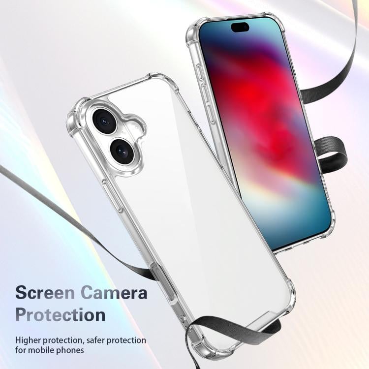 Transparant TPU hoesje met schokbestendige hoeken voor iPhone 17 | 69689939