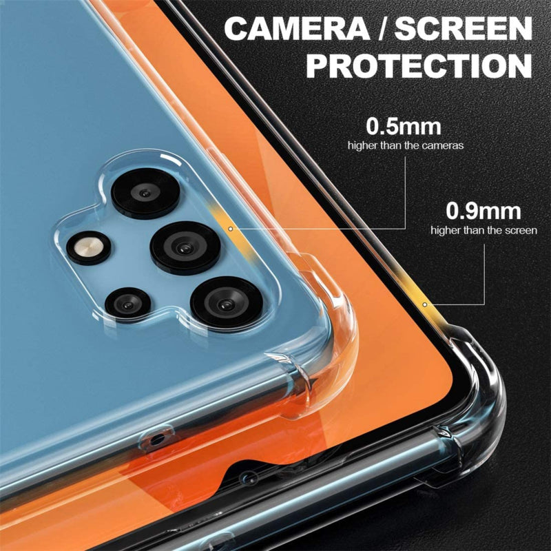 Transparant TPU hoesje met schokbestendige hoekkussens voor Samsung Galaxy A32 5G