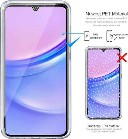 Transparant 360 graden telefoonhoesje voor Galaxy A16