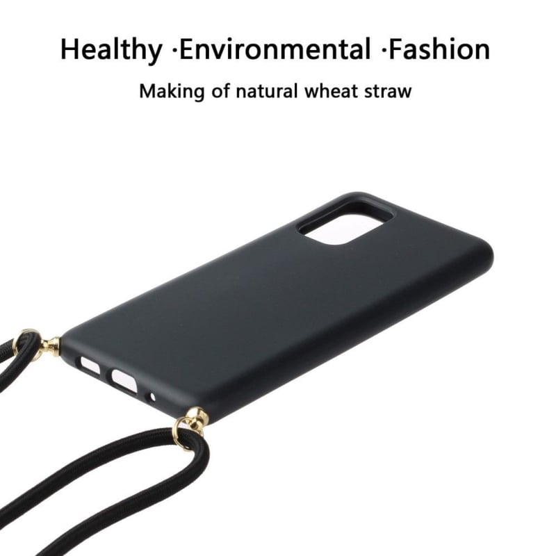 Crossbody TPU hoesje met verstelbaar draagkoord