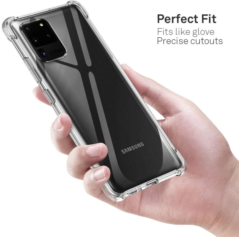 Transparant TPU telefoonhoesje met Air Cushion voor Samsung Galaxy S20 Ultra