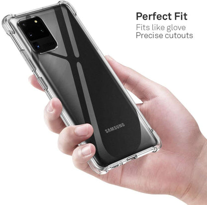Transparant TPU hoesje met schokbestendige hoeken voor Galaxy S20 Plus