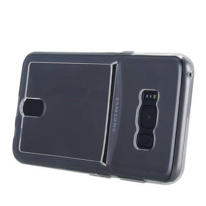 Transparant TPU Hoesje voor Samsung Galaxy S8 met Pasjeshouder