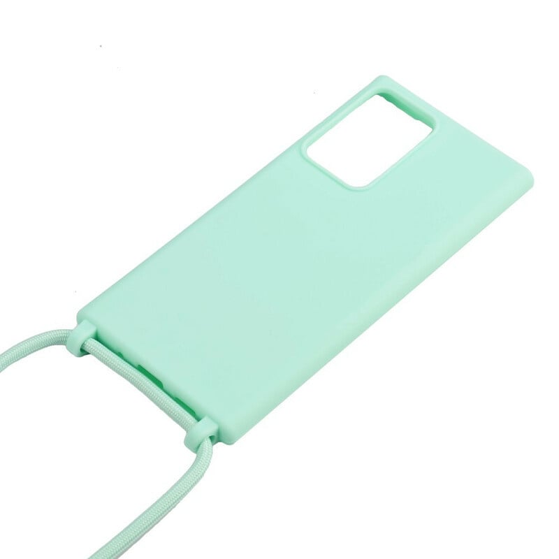 Galaxy Note 10 Plus TPU Hoesje met Koord Mint