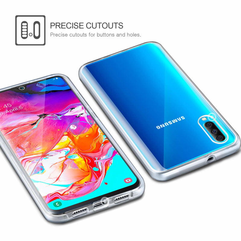 Transparant 360 graden telefoonhoesje voor Galaxy A70