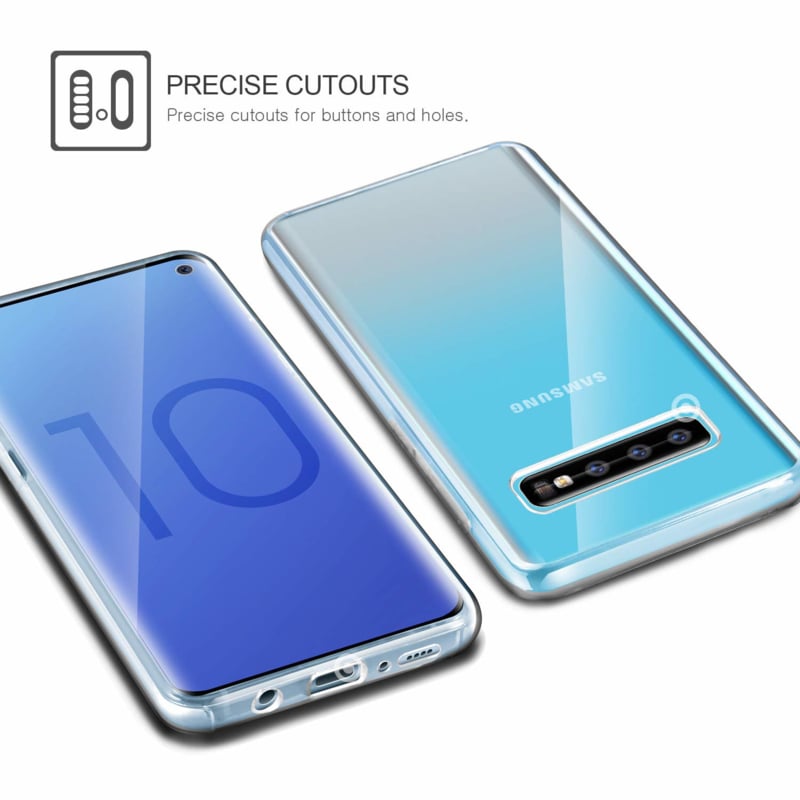 Transparant 360 graden telefoonhoesje voor Galaxy S10