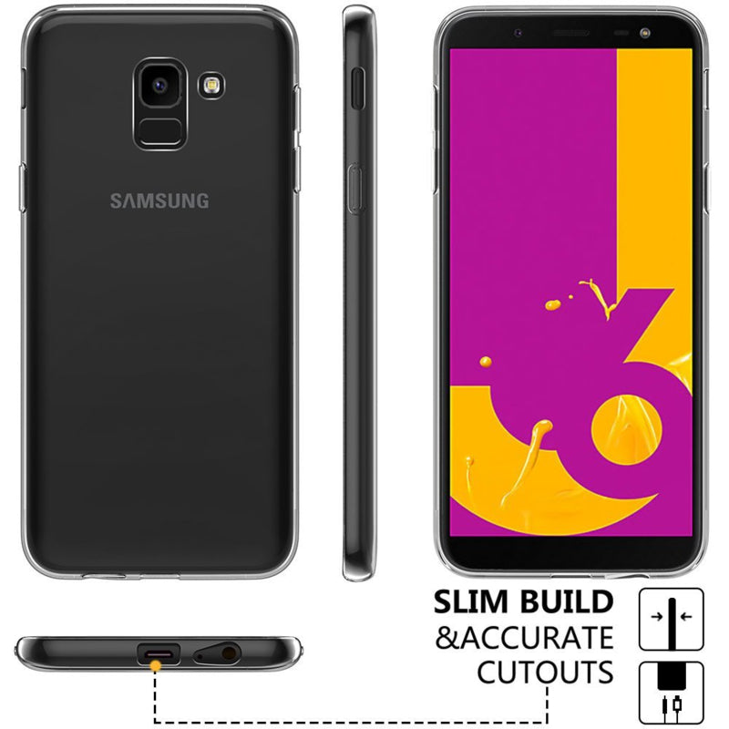 Transparant TPU telefoonhoesje voor Galaxy J6 2018