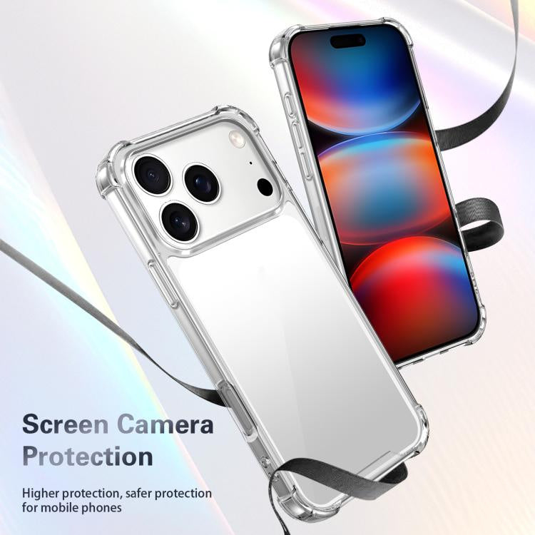 Transparant TPU telefoonhoesje voor iPhone 17 Pro met luchtkussens