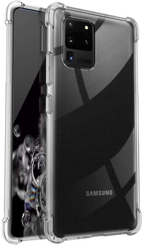 Transparant TPU hoesje met schokbestendige hoeken voor Galaxy S20 Plus