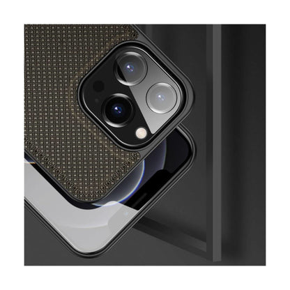 Hybride telefoonhoesje met geweven structuur voor iPhone 13 Pro